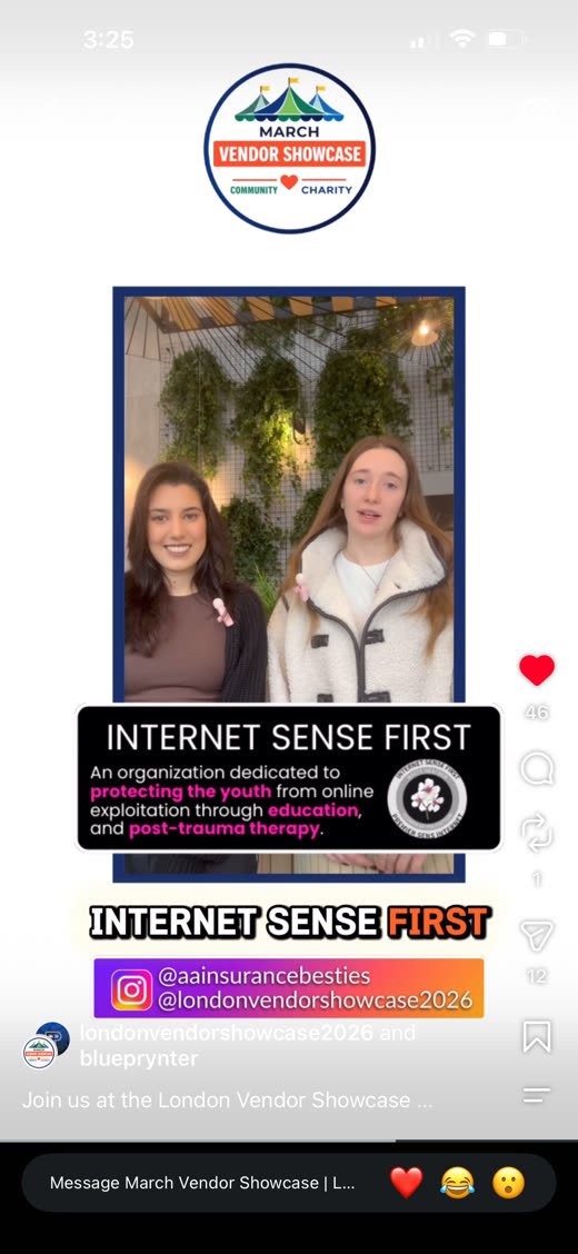 March Vendor Showcase reel supporting Internet Sense First